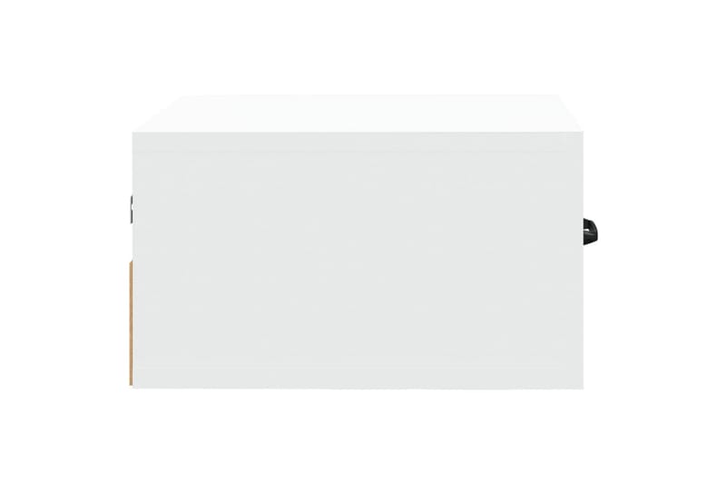 beBasic Veggmontert nattbord 2 stk hvit 35x35x20 cm - Hvit - Møbler - Bord - Avlastningsbord - Sengebord & nattbord