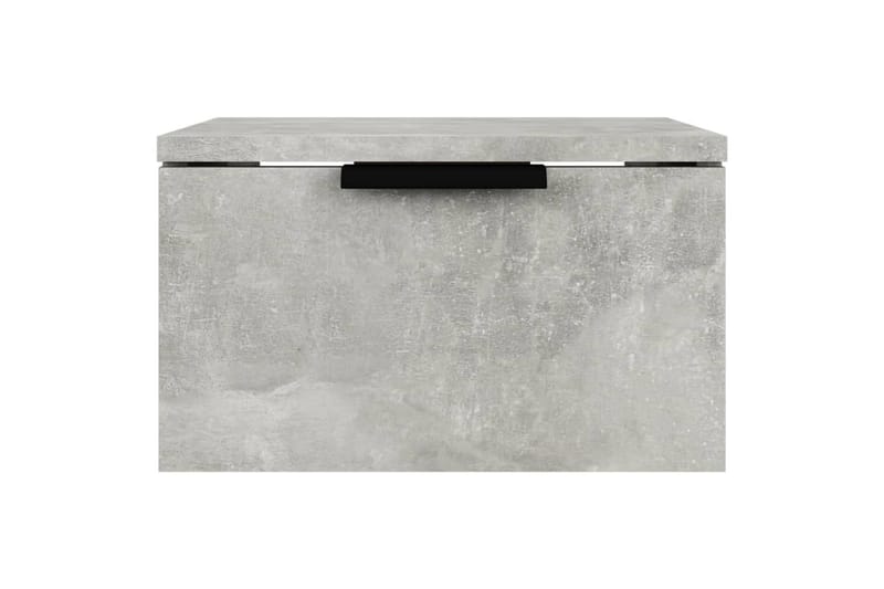beBasic Veggmontert nattbord betonggrå 34x30x20 cm - GrÃ¥ - Møbler - Bord - Avlastningsbord - Sengebord & nattbord