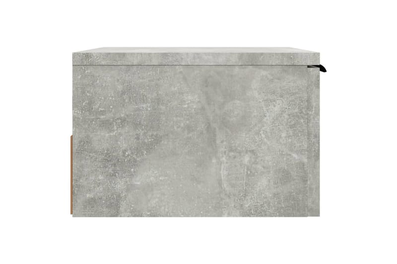 beBasic Veggmontert nattbord betonggrå 34x30x20 cm - GrÃ¥ - Møbler - Bord - Avlastningsbord - Sengebord & nattbord