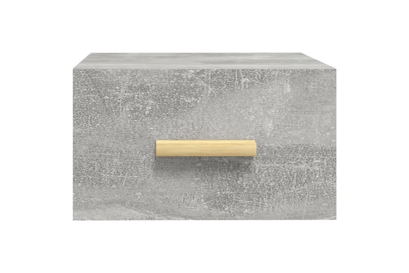 beBasic Veggmontert nattbord betonggrå 35x35x20 cm - GrÃ¥ - Møbler - Bord - Avlastningsbord - Sengebord & nattbord