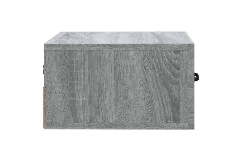 beBasic Veggmontert nattbord grå sonoma 35x35x20 cm - GrÃ¥ - Møbler - Bord - Avlastningsbord - Sengebord & nattbord