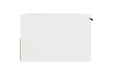 beBasic Veggmontert nattbord hvit 34x30x20 cm - Hvit - Møbler - Bord - Avlastningsbord - Sengebord & nattbord
