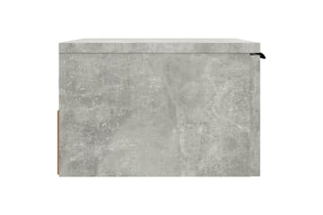 beBasic Veggmonterte nattbord 2 stk betonggrå 34x30x20 cm - GrÃ¥ - Møbler - Bord - Avlastningsbord - Sengebord & nattbord