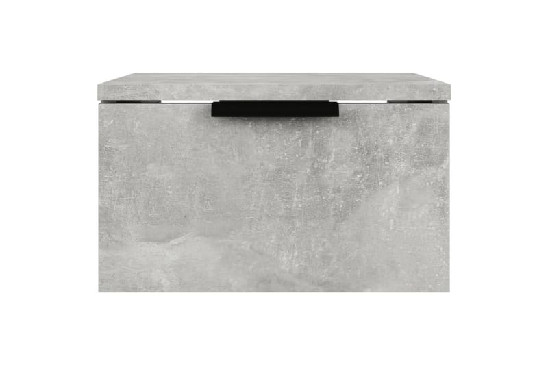 beBasic Veggmonterte nattbord 2 stk betonggrå 34x30x20 cm - GrÃ¥ - Sengebord & nattbord