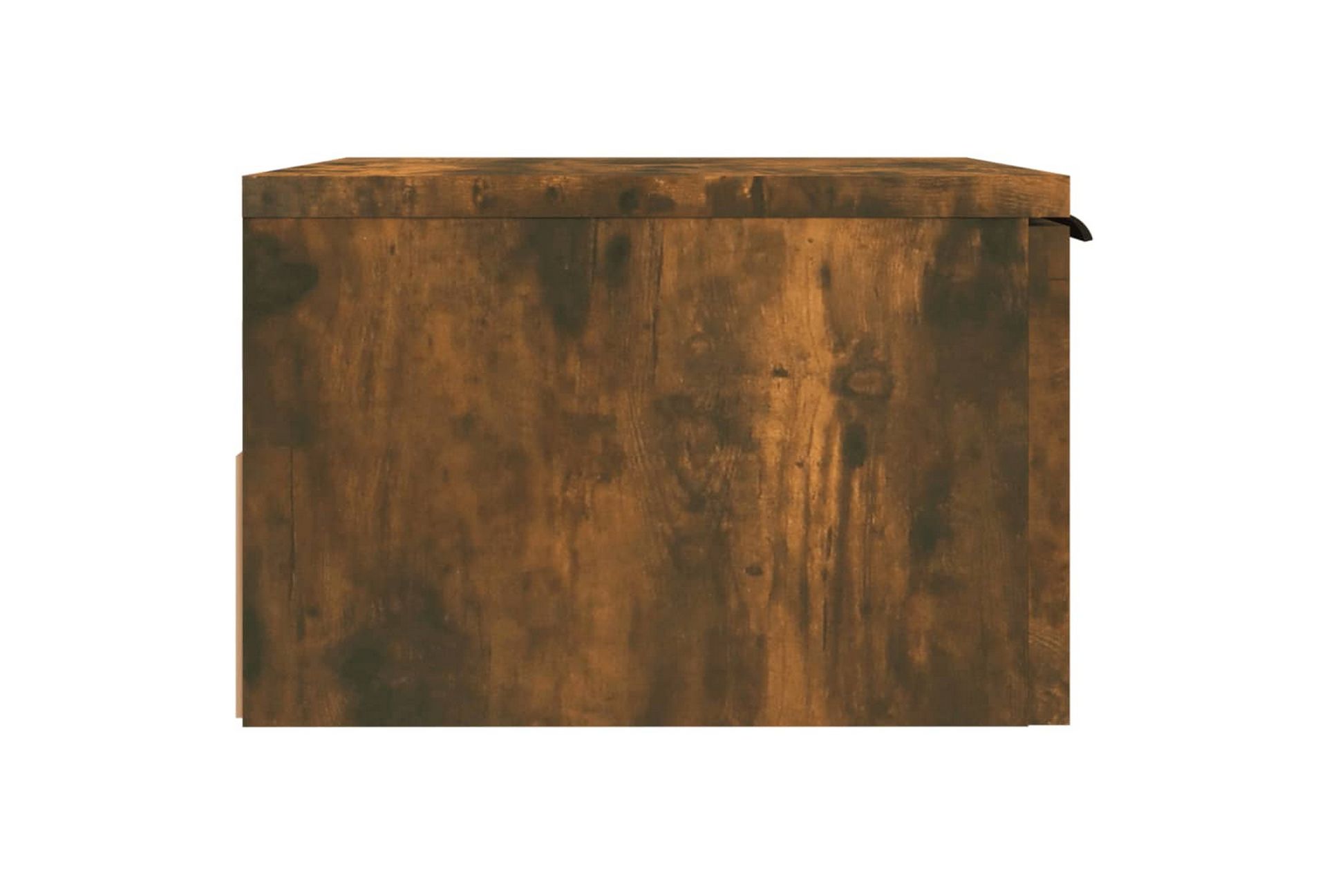 beBasic Veggmonterte nattbord 2 stk røkt eik 34x30x20 cm - Brun - Møbler - Bord - Avlastningsbord - Sengebord & nattbord