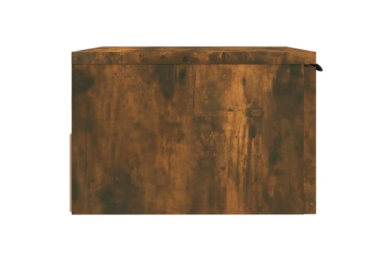 beBasic Veggmonterte nattbord 2 stk røkt eik 34x30x20 cm - Brun - Møbler - Bord - Avlastningsbord - Sengebord & nattbord