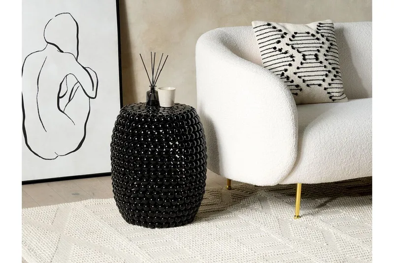 Bela Sidebord 62 cm - Svart - Møbler - Bord - Avlastningsbord - Lampebord & sidebord