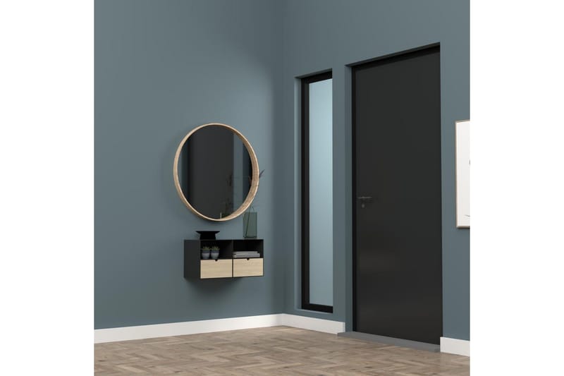 Belleuve Nattbord 25 cm - Svart - Møbler - Bord - Avlastningsbord - Sengebord & nattbord