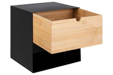 Belleuve Nattbord 25 cm - Svart - Møbler - Bord - Avlastningsbord - Sengebord & nattbord