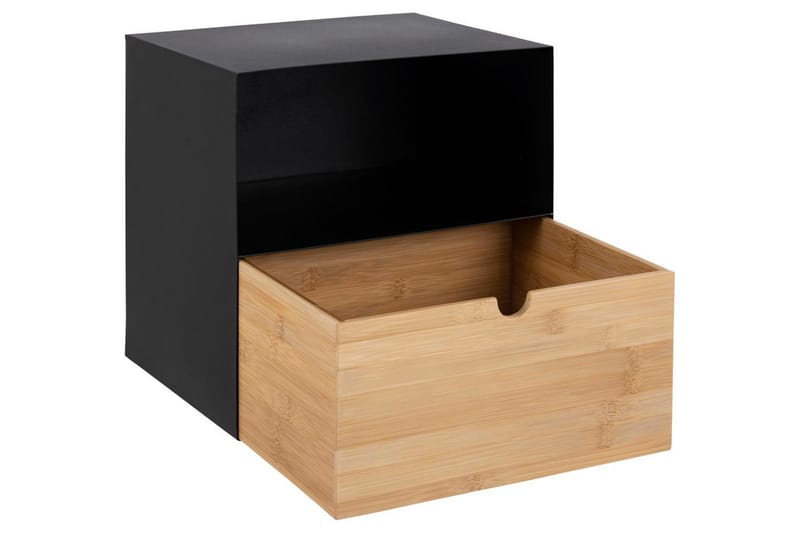 Belleuve Nattbord 25 cm - Svart - Møbler - Bord - Avlastningsbord - Sengebord & nattbord