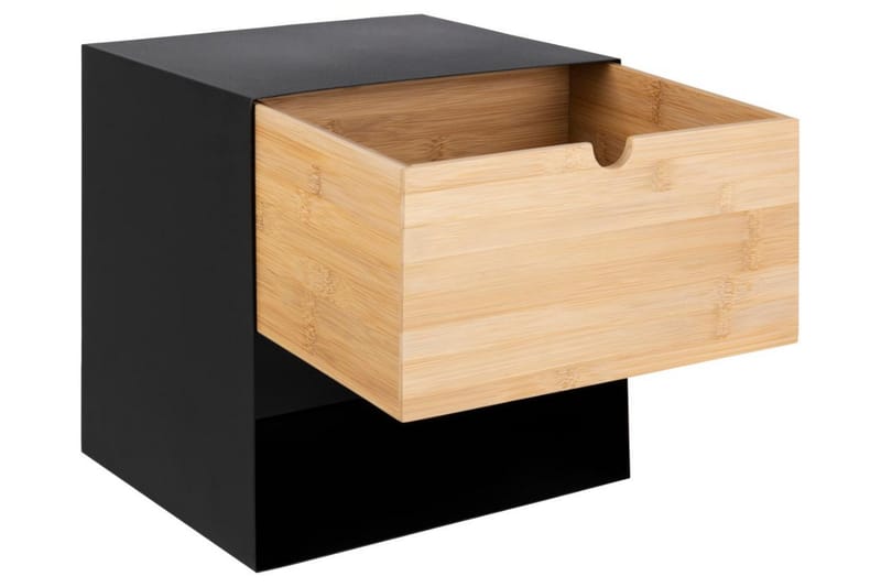 Belleuve Nattbord 25 cm - Svart - Møbler - Bord - Avlastningsbord - Sengebord & nattbord