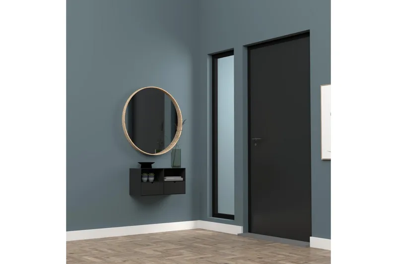 Belleuve Nattbord 25 cm - Svart - Møbler - Bord - Avlastningsbord - Sengebord & nattbord