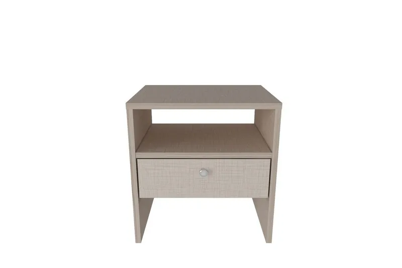 Berriaren Nattbord 45 cm - Beige - Møbler - Bord - Avlastningsbord - Sengebord & nattbord