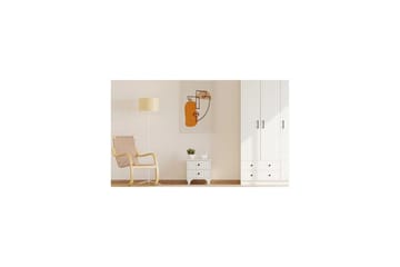 Beynor Nattbord 45 cm - Matt Hvit - Møbler - Bord - Avlastningsbord - Sengebord & nattbord