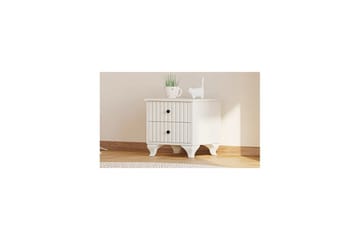Beynor Nattbord 45 cm - Matt Hvit - Møbler - Bord - Avlastningsbord - Sengebord & nattbord