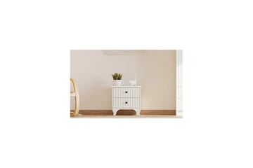 Beynor Nattbord 45 cm - Matt Hvit - Møbler - Bord - Avlastningsbord - Sengebord & nattbord