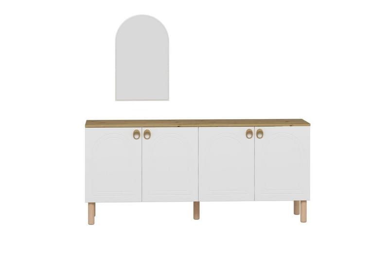 Bingdi Konsollbord 180 cm - Hvit - Møbler - Bord - Avlastningsbord - Gangbord