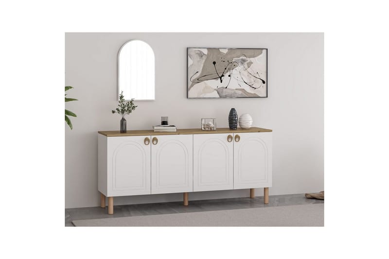 Bingdi Konsollbord 180 cm - Hvit - Møbler - Bord - Avlastningsbord - Gangbord
