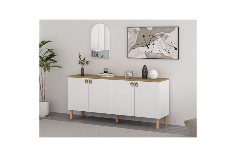 Bingdi Konsollbord 180 cm - Hvit - Møbler - Bord - Avlastningsbord - Gangbord