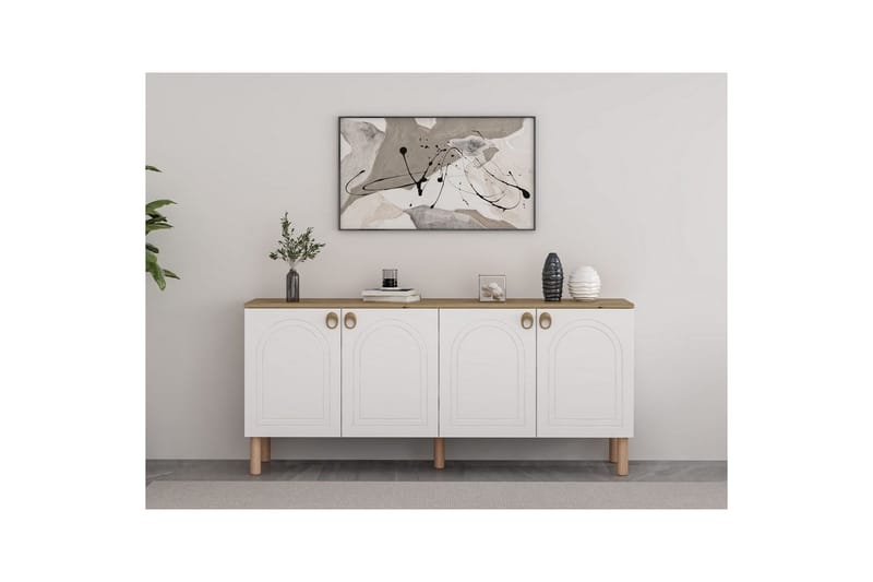 Bingdi Konsollbord 180 cm - Hvit - Møbler - Bord - Avlastningsbord - Gangbord