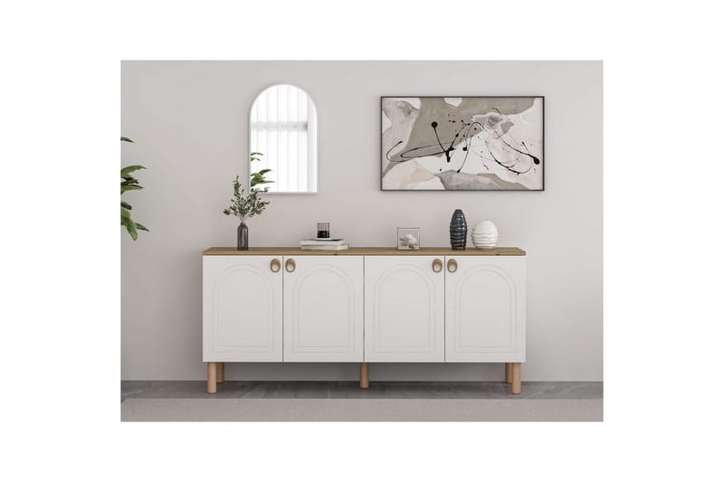 Bingdi Konsollbord 180 cm - Hvit - Møbler - Bord - Avlastningsbord - Gangbord