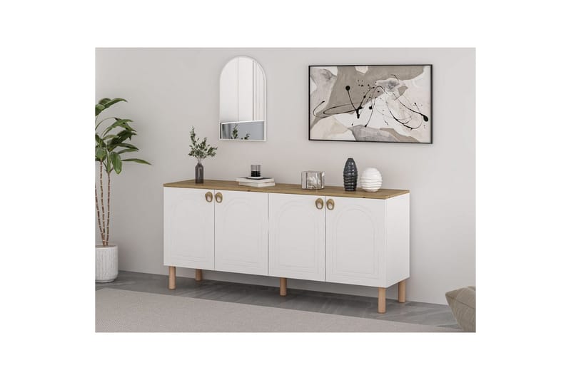 Bingdi Konsollbord 180 cm - Hvit - Møbler - Bord - Avlastningsbord - Gangbord