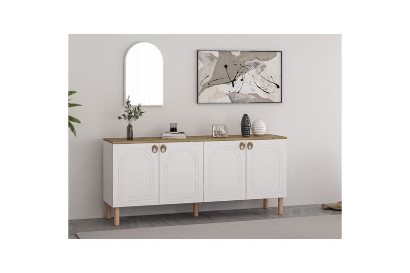 Bingdi Konsollbord 180 cm - Hvit - Møbler - Bord - Avlastningsbord - Gangbord