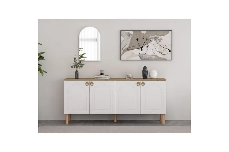 Bingdi Konsollbord 180 cm - Hvit - Møbler - Bord - Avlastningsbord - Gangbord