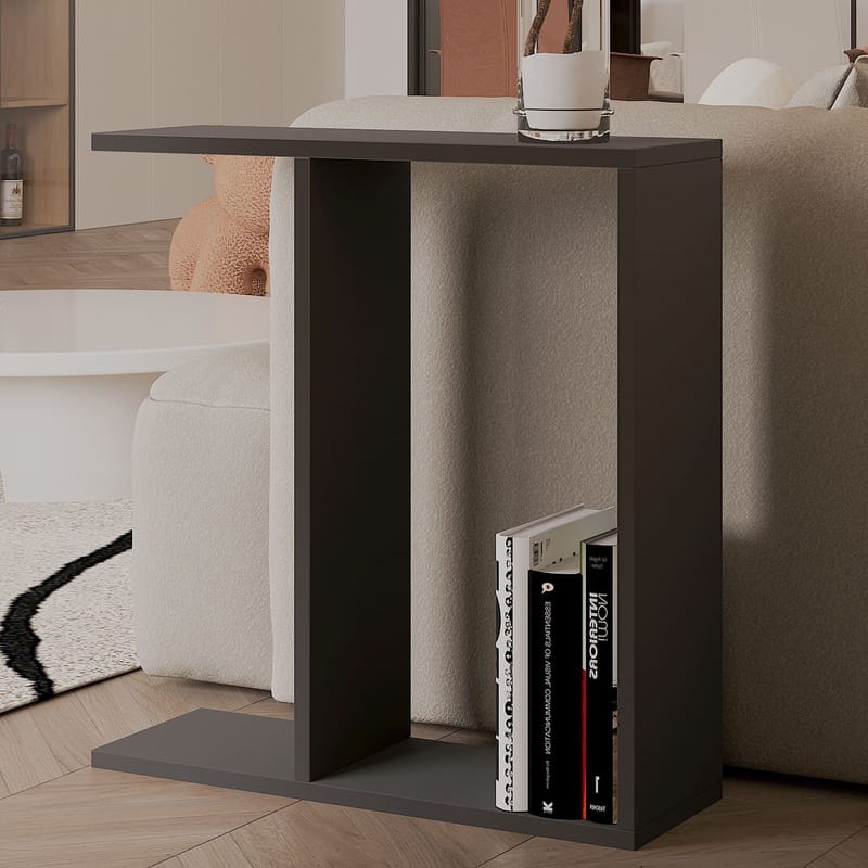 Bingdi Sidebord 60x60x60 cm - Antrasitt - Møbler - Bord - Avlastningsbord - Lampebord & sidebord