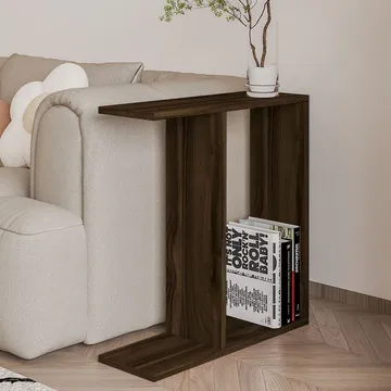 Bingdi Sidebord 60x60x60 cm - Valnøtt - Møbler - Bord - Avlastningsbord - Lampebord & sidebord