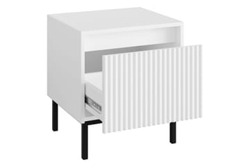 Bjurholm Nattbord 45 cm - Hvit - Møbler - Bord - Avlastningsbord - Sengebord & nattbord