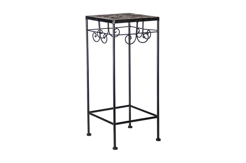 Mosaic Blomsterpiedestal, Grå