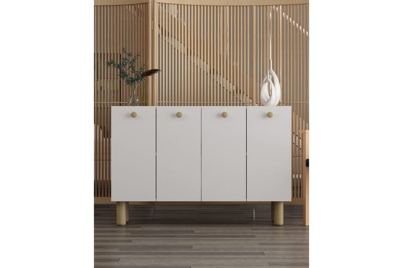 Bohem Konsollbord 120 cm - Hvit/Brun - Møbler - Bord - Avlastningsbord - Gangbord