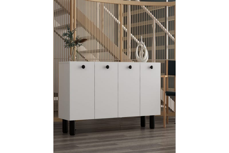 Bohem Konsollbord 120 cm - Hvit/Svart - Møbler - Bord - Avlastningsbord - Gangbord