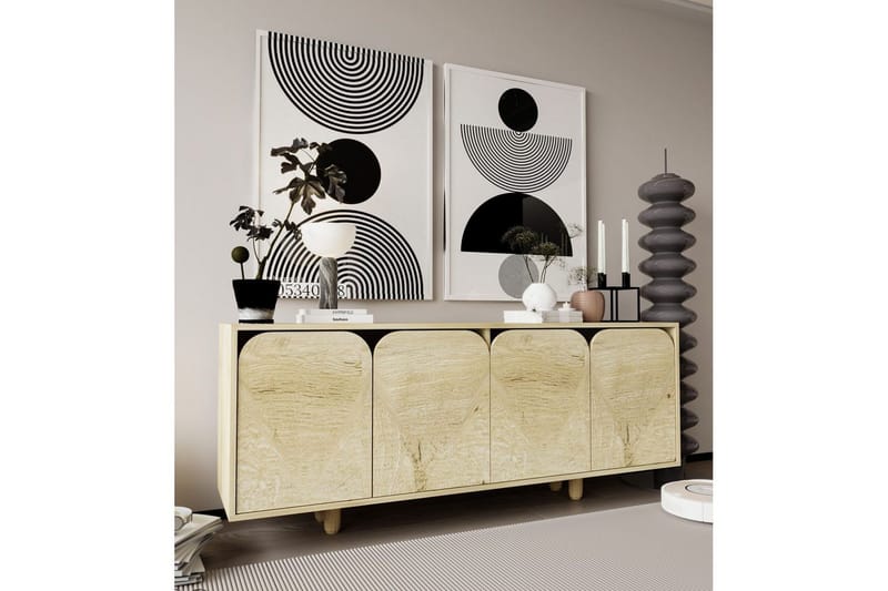 Bohem Konsollbord 180x180 cm - Brun - Møbler - Bord - Avlastningsbord - Gangbord