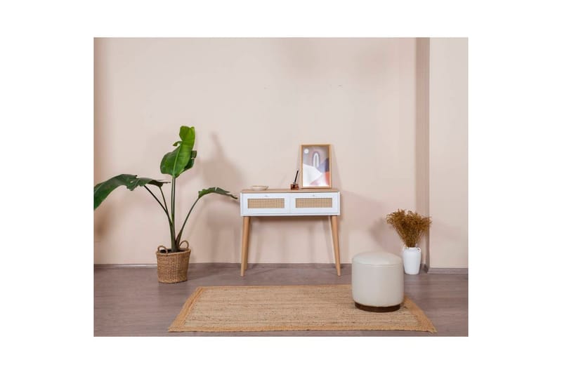 Bohem Sidebord 95 cm - Hvit/Lysfarget tre - Møbler - Bord - Avlastningsbord - Lampebord & sidebord