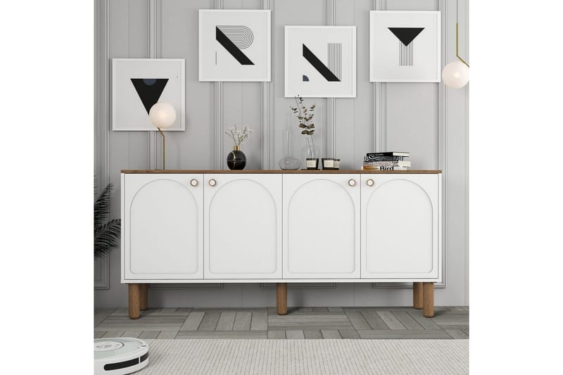 Bohemsk konsollbord 180 cm - Hvit - Møbler - Bord - Avlastningsbord - Gangbord