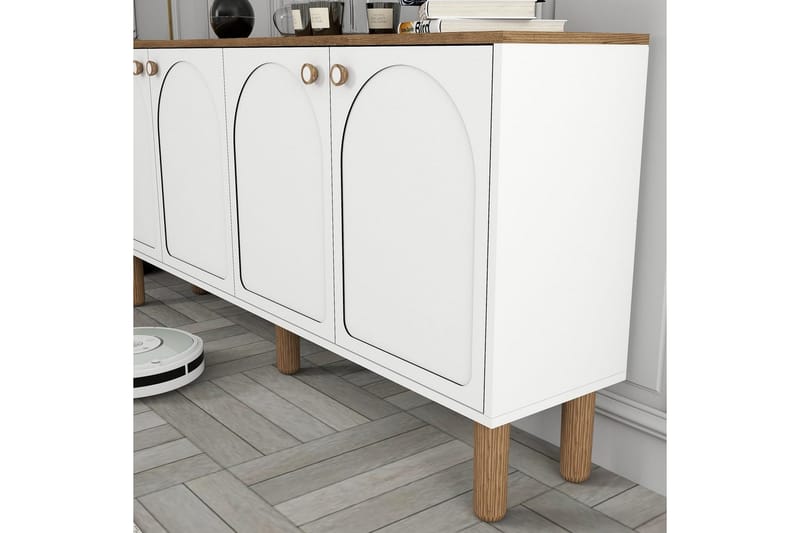 Bohemsk konsollbord 180 cm - Hvit - Møbler - Bord - Avlastningsbord - Gangbord