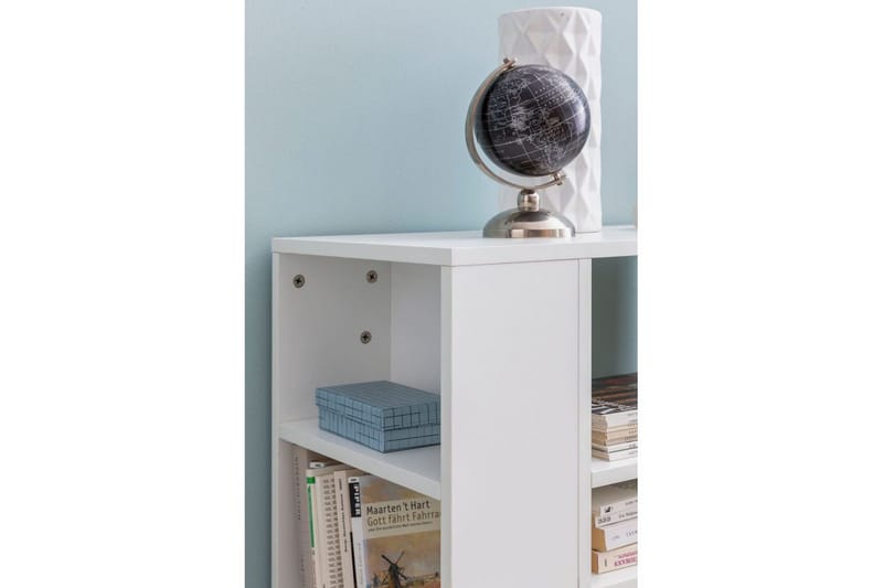 Bokhylle Wohnling mobil, moderne og enkel med forskjellige oppbevaringsrom Hvit - Hvit - Oppbevaring - Oppbevaringsmøbler - Kommode - Skuffeseksjon