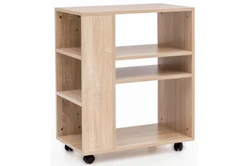 Bokhylle Wohnling mobil, moderne og enkel med forskjellige oppbevaringsrom Sonoma