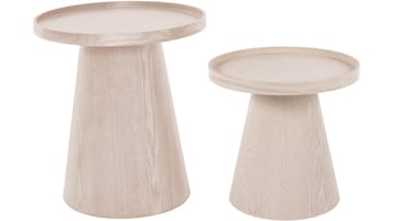 Bord Fjelln 45 cm (3-pk) - Lys natur - Møbler - Bord - Avlastningsbord - Lampebord & sidebord