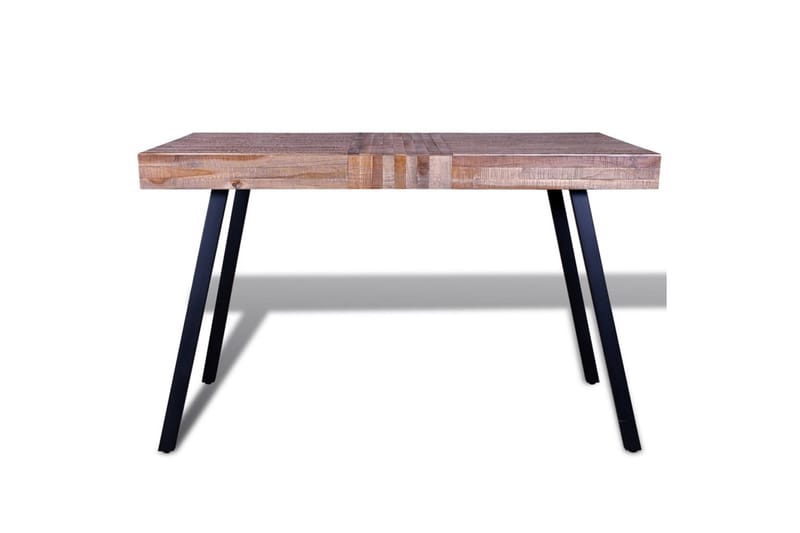 Bord gjenvunnet tre teak - Resirkulert Teak/Svart - Møbler - Bord - Avlastningsbord