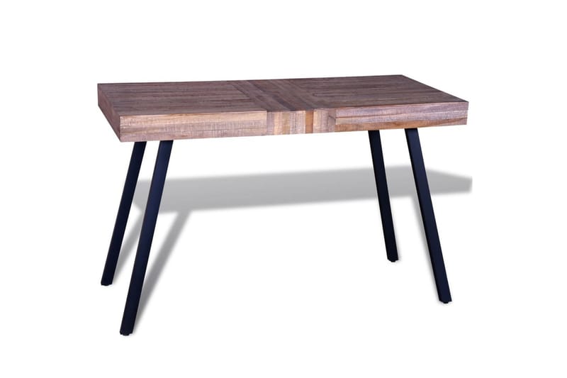 Bord gjenvunnet tre teak - Resirkulert Teak/Svart - Møbler - Bord - Avlastningsbord