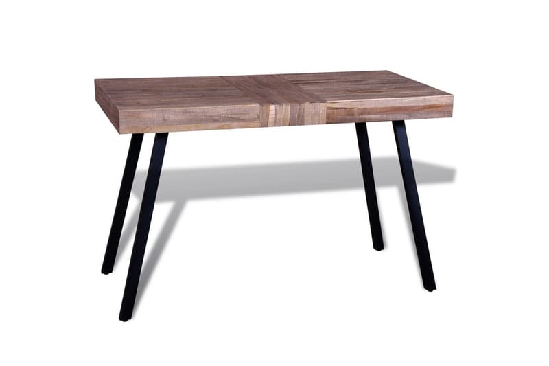Bord gjenvunnet tre teak - Resirkulert Teak/Svart - Møbler - Bord - Avlastningsbord