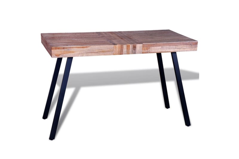 Bord gjenvunnet tre teak - Resirkulert Teak/Svart - Møbler - Bord - Avlastningsbord