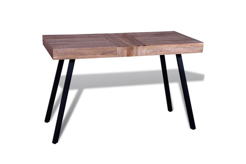 Bord gjenvunnet tre teak - Resirkulert Teak/Svart - Møbler - Bord - Avlastningsbord