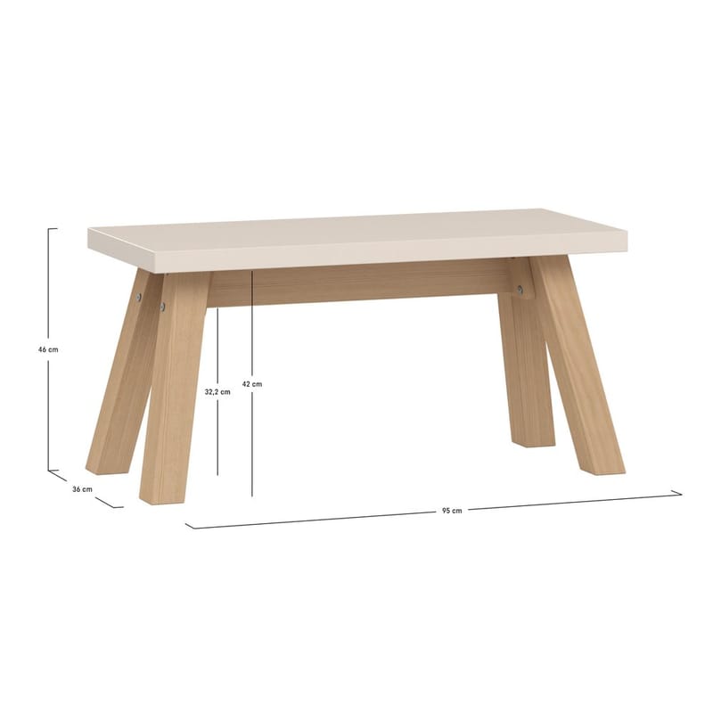 Bord/benk 4 You Fresh - 95 cm - Møbler - Bord - Avlastningsbord - Blomsterbord