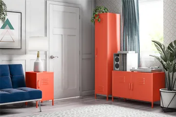 CacHe Sidebord 38 cm Oransje - Novogratz - Møbler - Bord - Avlastningsbord - Brettbord og småbord
