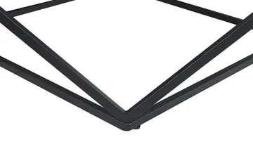 Charmlee Avlastningsbord 50 cm - Hvit / Svart - Møbler - Bord - Avlastningsbord - Brettbord og småbord