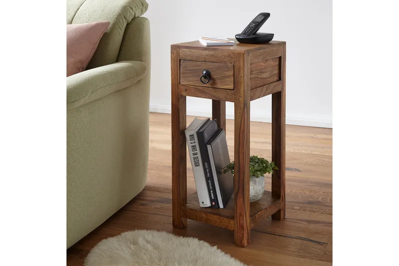 Charnetski Avlastningsbord 30 cm - Brun - Møbler - Bord - Avlastningsbord - Brettbord og småbord